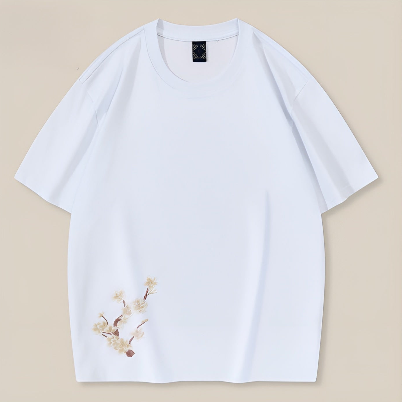 Floral Pattern Casual Tee