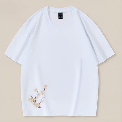Floral Pattern Casual Tee