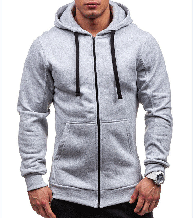 Classic Mens Zip Up Hoodie Jacket