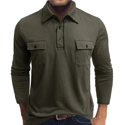 Classic Fit Men's Polo Shirt with Pocket