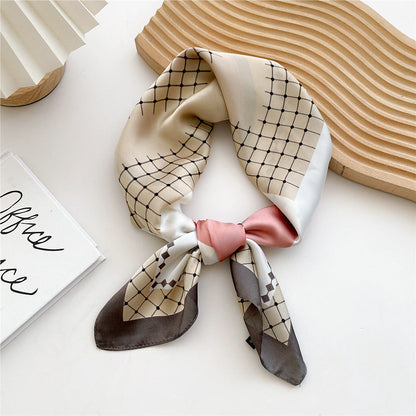 Soft Silk Patterned Women's Scarf