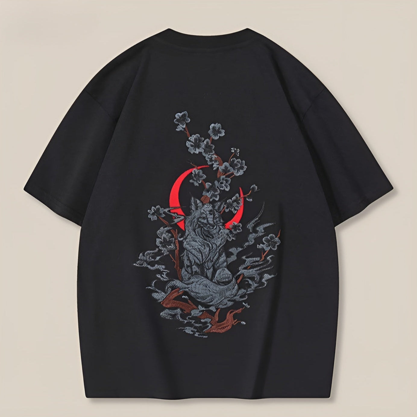 Floral Pattern Casual Tee