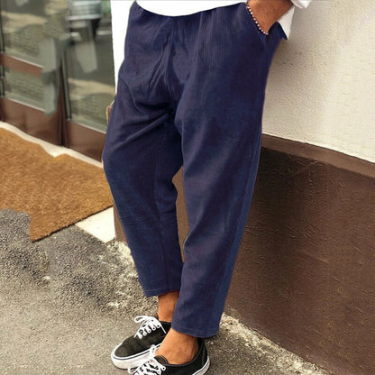 Comfortable Mens Casual Cord Pants