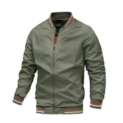 Waterproof Slim Fit Mens Zip Jacket