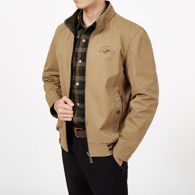 Men's Reversible Zip Jacket Standard Fit Breathable