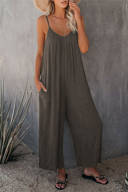 Comfy Women's Full Length Jumpsuit with Pockets