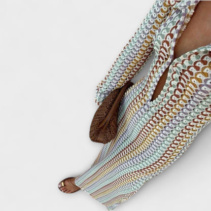 Comfy V-Neck Summer Maxi Dress