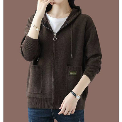 Warm Fleece Zip Up Hooded Jacket