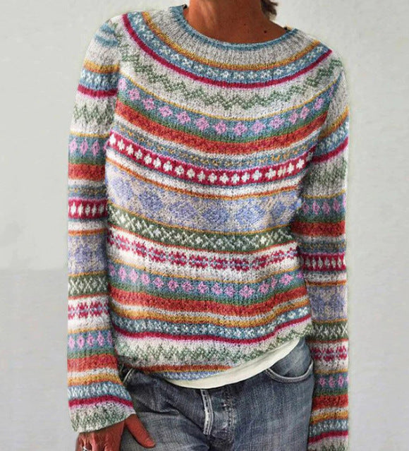 Women's Soft Warm Knit Pullover Sweater
