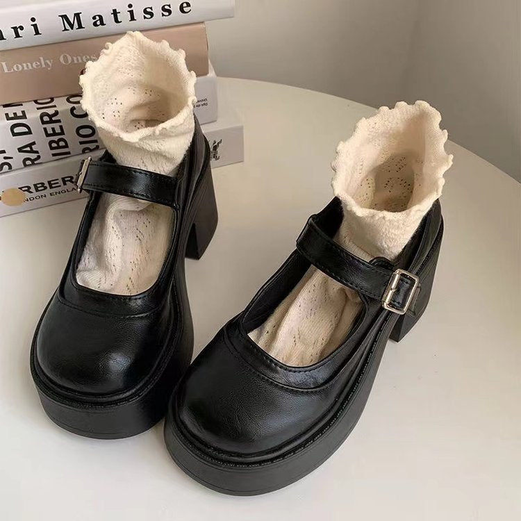 Comfortable High Heel Mary Jane Shoes for Women - EasyApparels