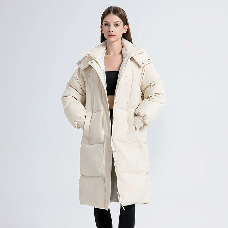 Warm Thick Down Filled Women's Parka Coat