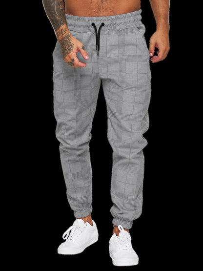 Comfortable Plaid Jogger Pants for Men - EasyApparels