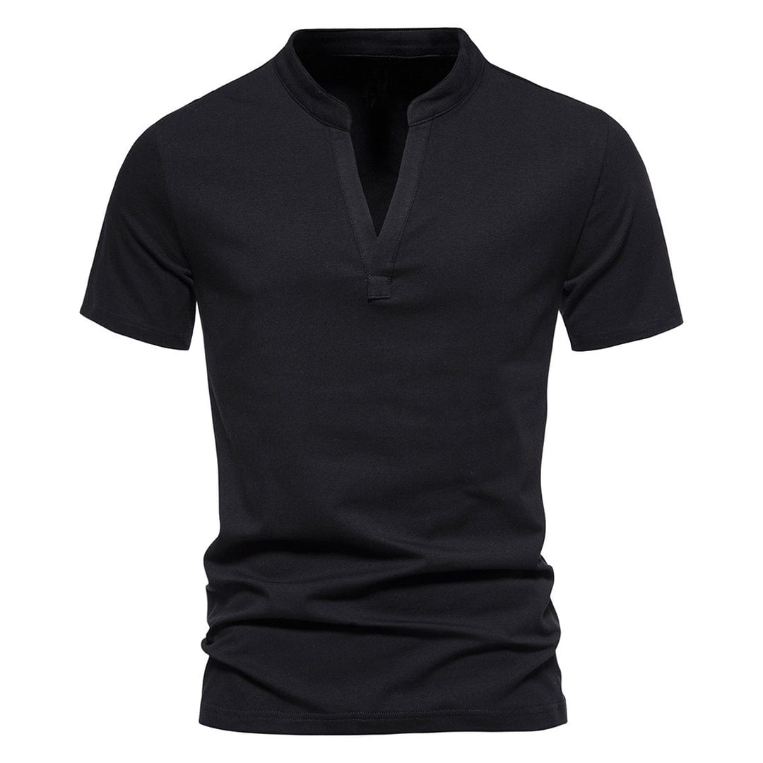 Classic Fit Mens V-Neck Tee Shirt