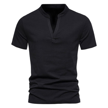 Classic Fit Mens V-Neck Tee Shirt
