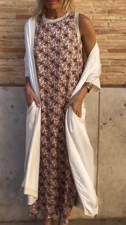 Comfy Knit Cardigan and Dress Set for Women