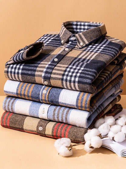 Classic Plaid Cotton Shirt