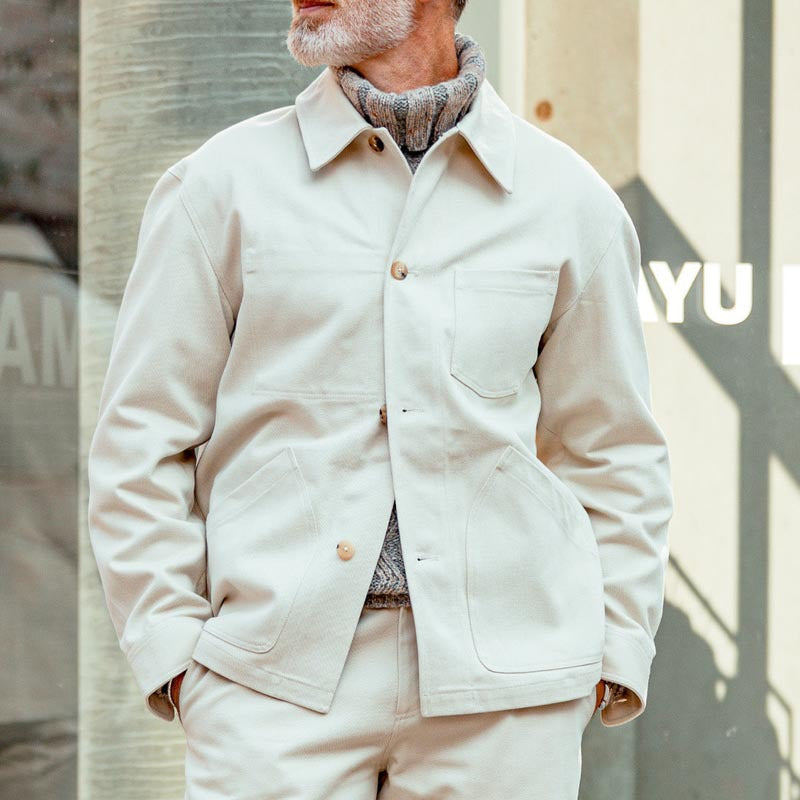 Durable Cotton Men's Work Coat - EasyApparels