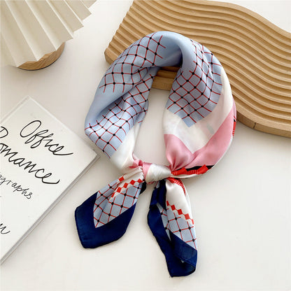 Soft Silk Patterned Women's Scarf