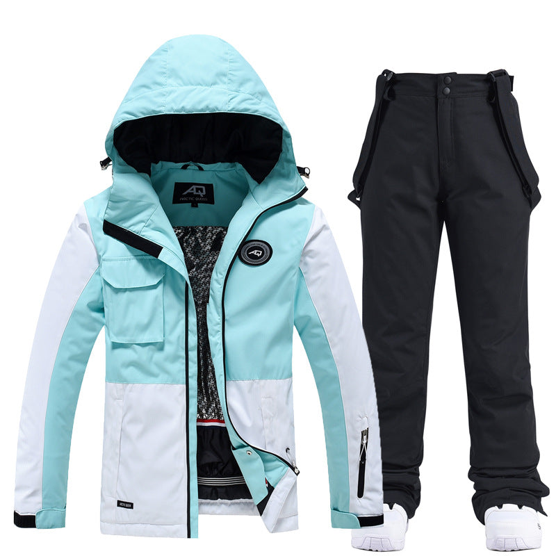 Ladies Snow Ski Jacket and Pants Set Waterproof Windproof