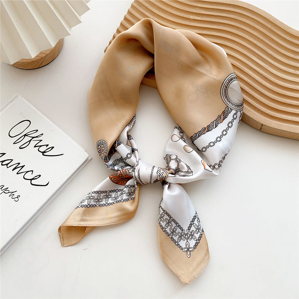 Soft Silk Patterned Women's Scarf - Vossary