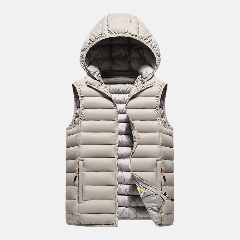 Warm Padded Mens Waistcoat Coat