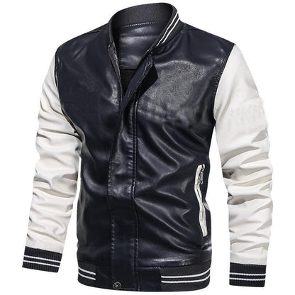 Men's Slim Fit Zip Jacket with Ribbed Hem - EasyApparels