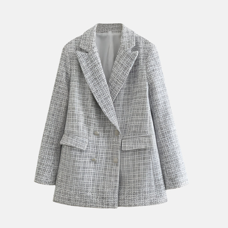 Classic Wool Jacket for Women Everyday Chic Style - Vossary