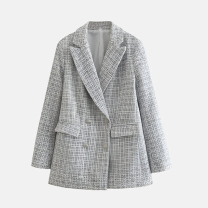 Classic Wool Jacket for Women Everyday Chic Style - Vossary