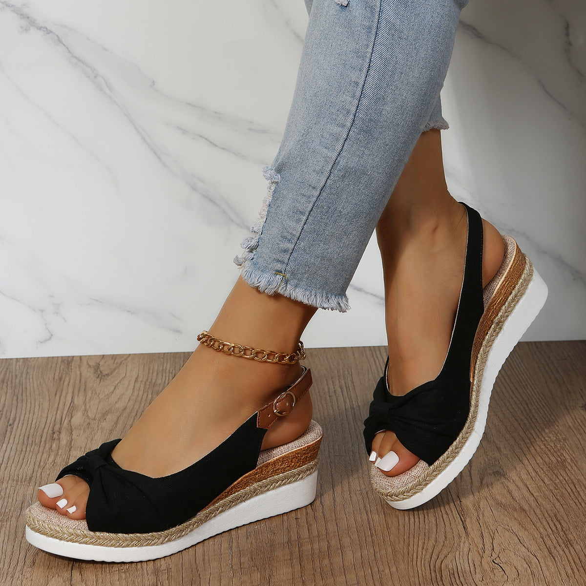 Chic High Heel Open Toe Summer Sandals