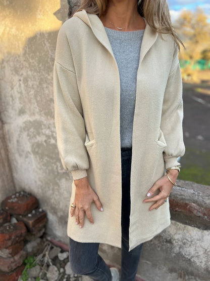 Cozy Hooded Sweater for Daily Wear