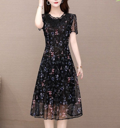 Women's Pretty Floral Summer Dress - EasyApparels