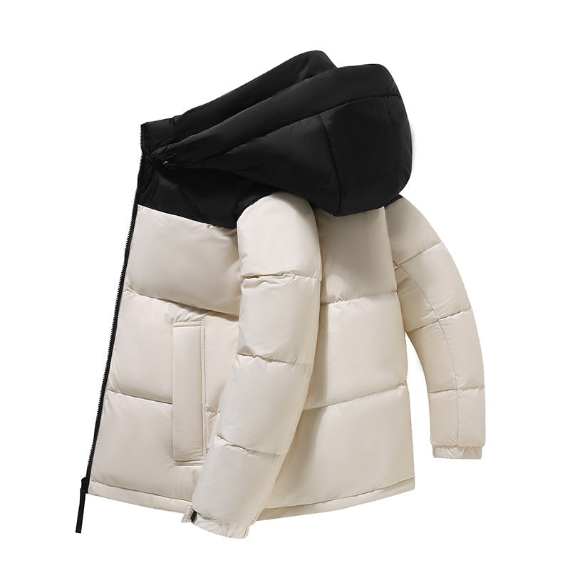 Warm Mens Puffer Jacket - Waterproof Winter Coat