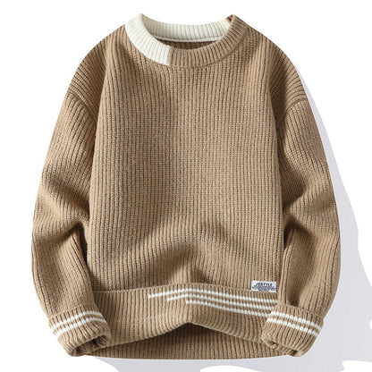 Multicolor Crew Neck Sweater