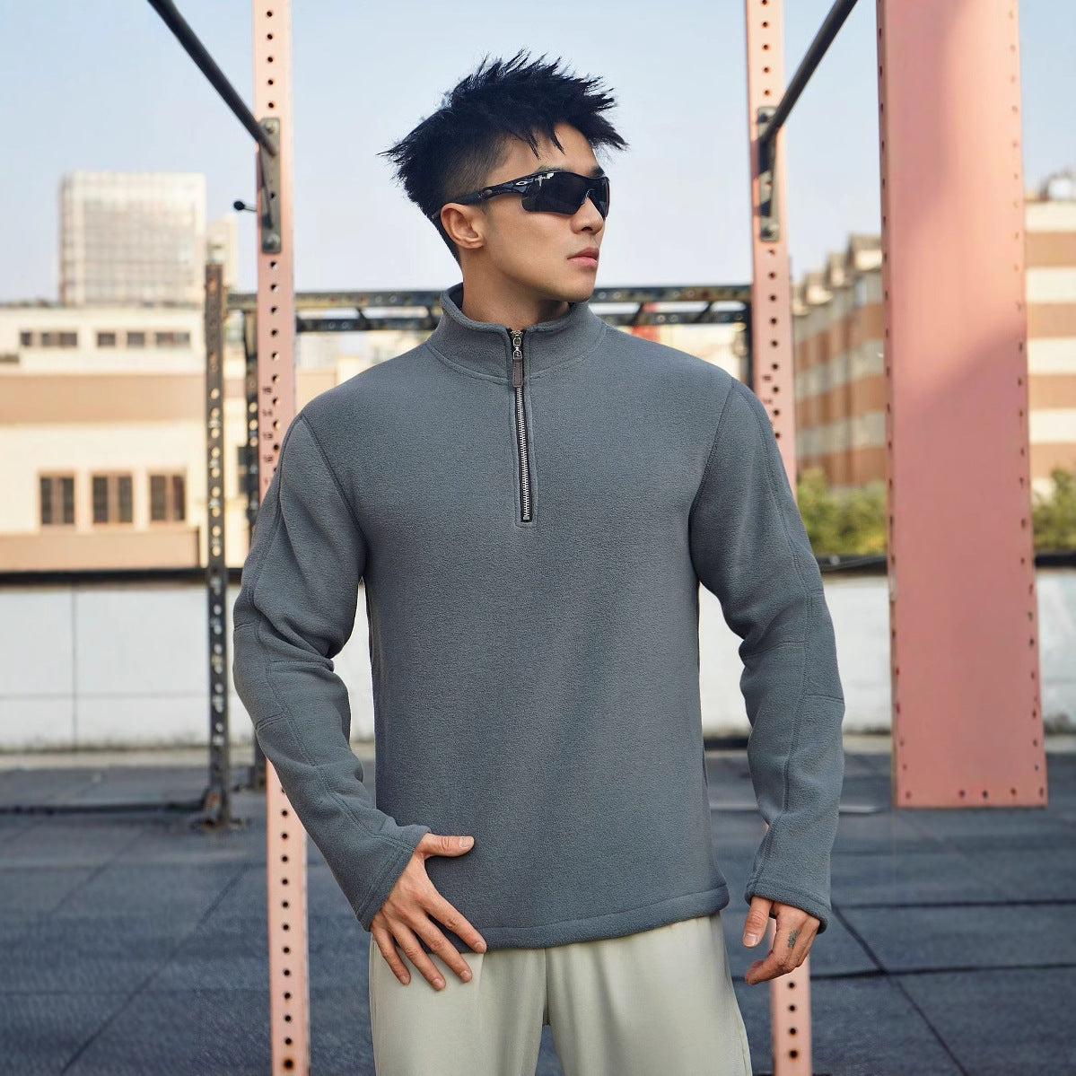 Men's Cozy Zip Up Fleece Jacket