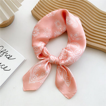 Soft Silk Patterned Women's Scarf