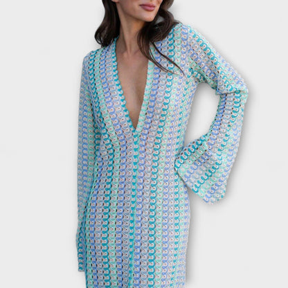 Comfy V-Neck Summer Maxi Dress