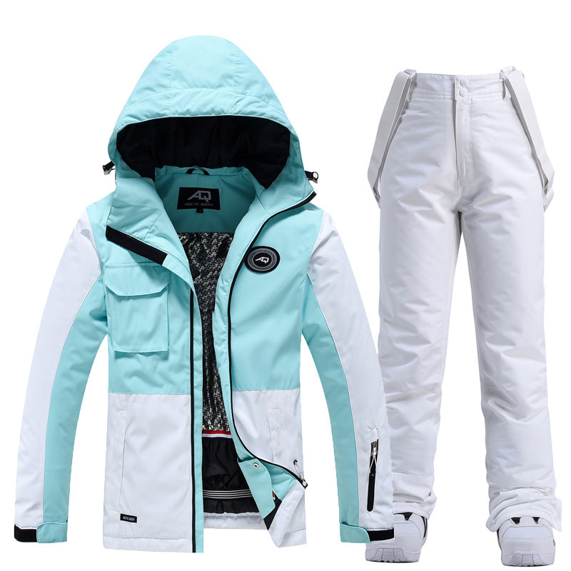 Ladies Snow Ski Jacket and Pants Set Waterproof Windproof