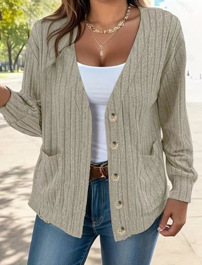 Cozy Women's Cardigan with Pockets