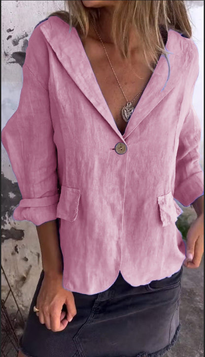 Casual Fit Women's Blazer Jacket