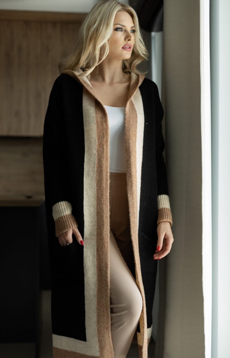 Warm Oversized Women's Coat with Pockets - EasyApparels