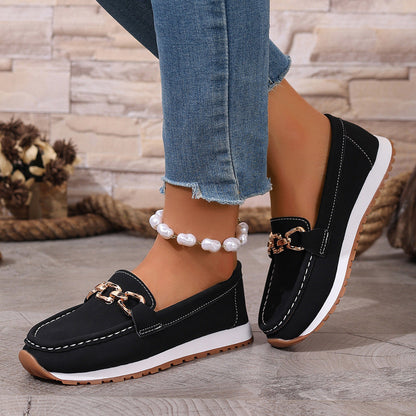 Ladies Comfort Loafers with Stylish Details