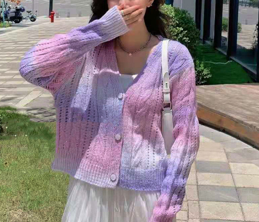 Cozy Oversized Cable Knit Women's Cardigan
