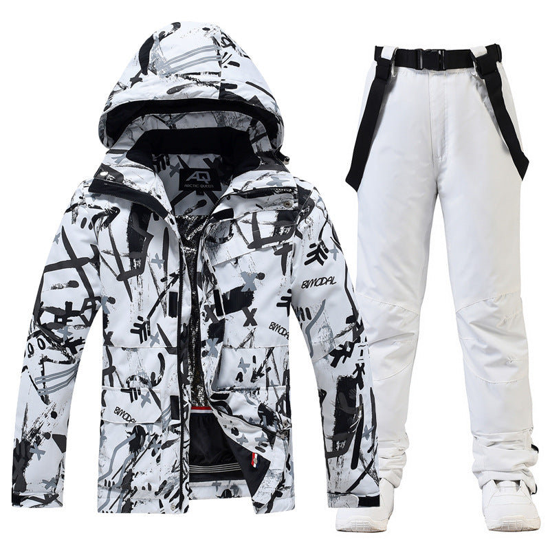 Waterproof Men's Ski Jacket and Pants Set