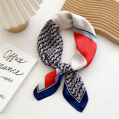 Soft Silk Patterned Women's Scarf