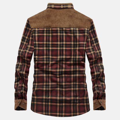 Rustic Plaid Flannel Shirt