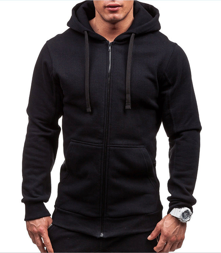 Classic Mens Zip Up Hoodie Jacket
