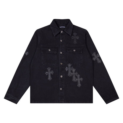 Ripped Blue Jean Jacket - Vossary