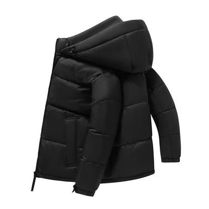 Warm Mens Puffer Jacket - Waterproof Winter Coat