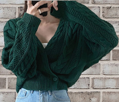 Soft Women's Open Front Wool Cardigan Sweater - EasyApparels