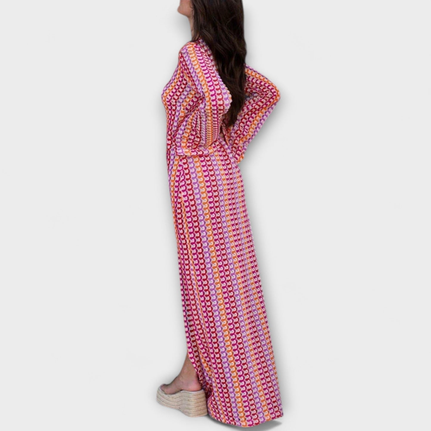 Comfy V-Neck Summer Maxi Dress